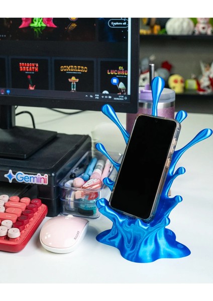 Splash Telefon Tutacağı - 12 cm Şarj Standı ve Masaüstü Dekoru indirimleri