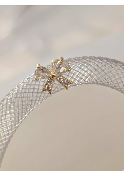 Fiyonk Kurdela Model Kıkırdak Piercing Tragus Helix Gold Renk Küpe fiyatları