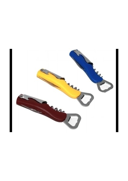 Çok Amaçlı ve Kullanışlı Metal Tirbişon - Açacak 4 Fonksiyonlu