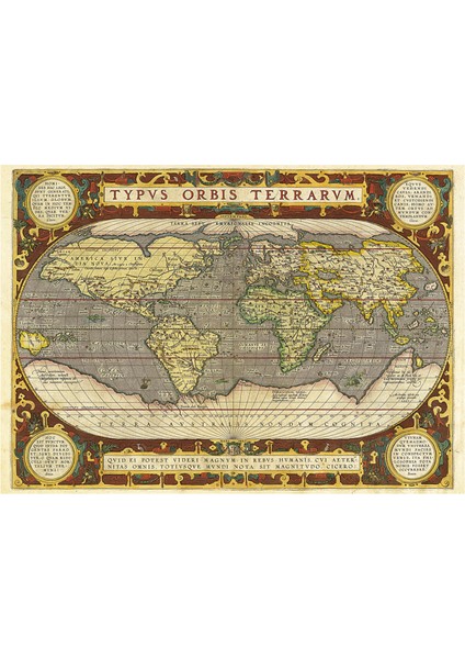 2000 Parçalık Dünya Haritası Puzzle - Map Of The World