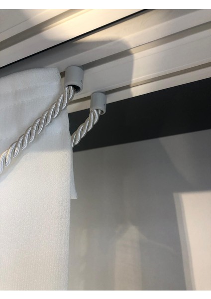 Tül ve Fon Perde Toplama Halatı Tavandan Bağlama Düz Braçol 2 Adet Jumbo Boy Gold Renk indirimleri