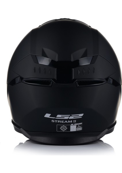 Stream 2 Mat Siyah Full Face Motosiklet Kaskı Gökkuşağı Camlı modelleri