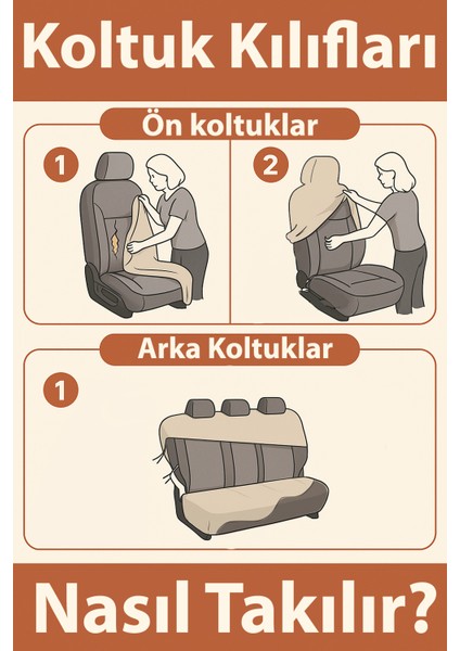 Skoda Forman Kumaş Koltuk Kılıfı Full Araç Set