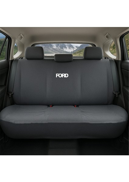 Ford Oto Servis Kılıfı Siyah Ön ve Arka 4 Parça Takım- Yıkanabilir modelleri