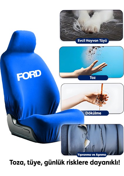 Ford Ka Kumaş Koltuk Kılıfı 4 Parça Set