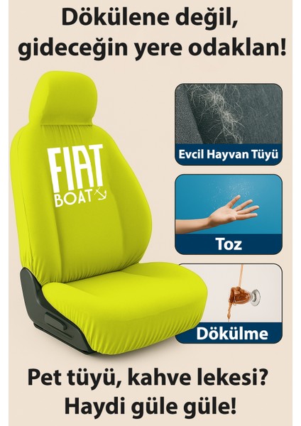 Fiat Uyumlu Stilo Oto Servis Kılıfı Full Araç Set