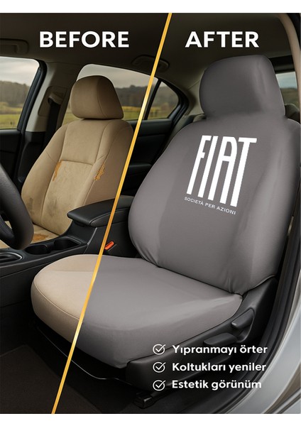 Fiat Uyumlu Stilo Oto Araba Araç Koltuk Kılıfı Full Araç Set