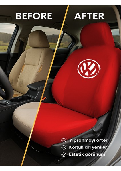 Volkswagen Uyumlu Bora Oto Servis Kılıfı 4 Parça Takım Set fırsatları