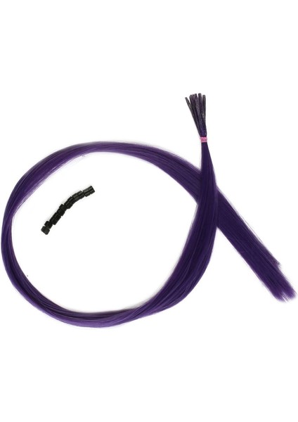 Renkli Sentetik Boncuk Kaynaklık Saç + Takım Aparatı - Küllü Mor- 10 Adet fiyatları