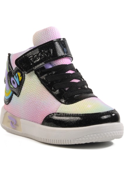 Siyah Kız Çocuk Spor Ayakkabı 6503 P