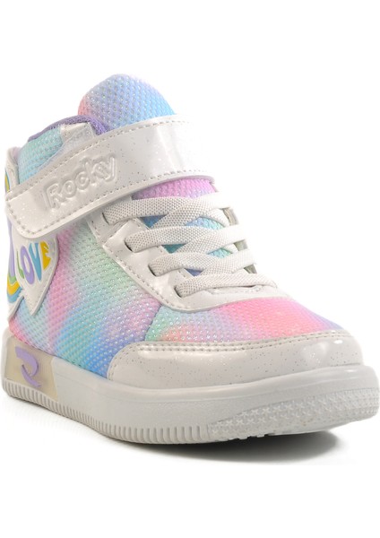 Beyaz Kız Çocuk Spor Ayakkabı 6503 P