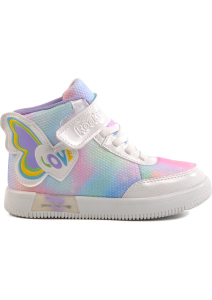 Beyaz Kız Çocuk Spor Ayakkabı 6503 P modelleri