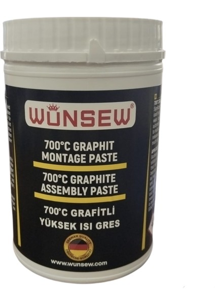 700°C Grafitli Yüksek Isı Gres 1lt