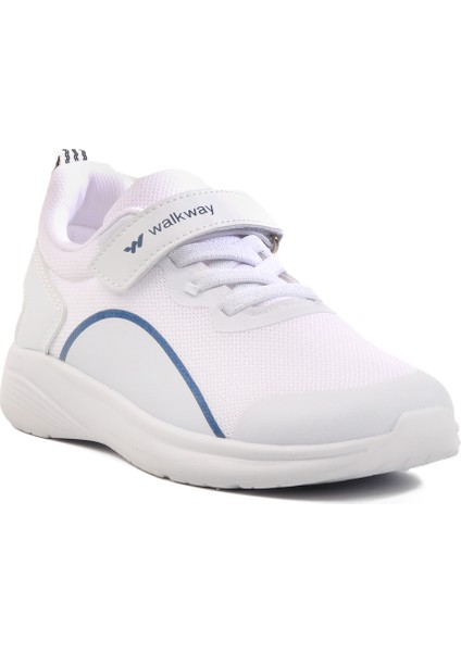 Beyaz-Lacivert Çocuk Spor Ayakkabı Dera 640 F