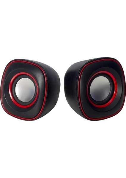 Magıcvoıce D-015 1 + 1 USB Mini Hoparlör ( 5 Watt*4 Ohm ) (4887)