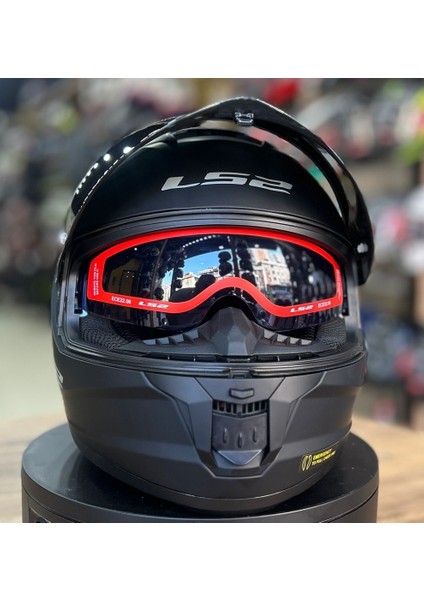 Stream 2 Mat Siyah Full Face Motosiklet Kaskı Gri Camlı indirimleri