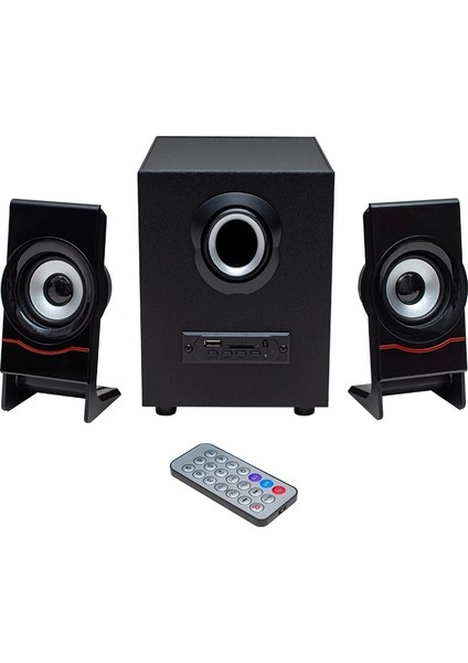 Magıcvoıce MV-4966 Usb+Tf Card+Fm+Bt Uklı 2+1 Ses Sistemi (4887)
