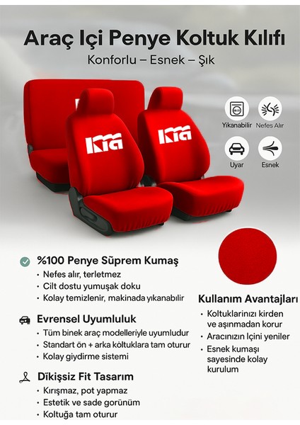 Kia Soul ile Uyumlu Oto Koltuk Kilifi ile Aracinizi Yenileyin Konforu ve Kaliteyi Bir Arada Yasayin fırsatları