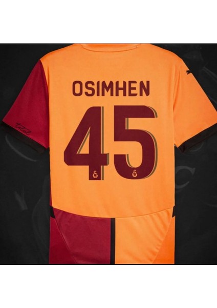 Gâlâtasarây'2024/25-Vıctor' Osimhen' 45 Iç Saha Sarı Yetişkin Forması