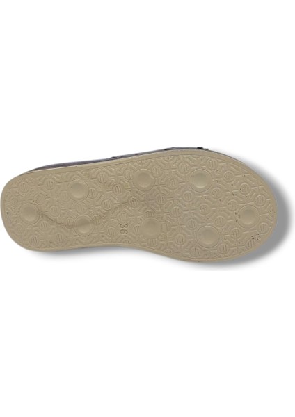 Parmi 24305 Kadın Bakır Çapraz Bant Dolgu Topuk Terlik indirimleri