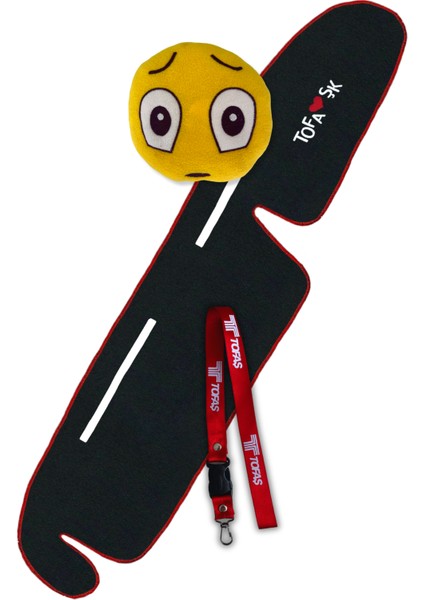 Tofaş Şahin Doğan Kartal Yüksek Torpido Koruma Halısı | Emoji Yastık & Tofaş Oto Ayna Askısı