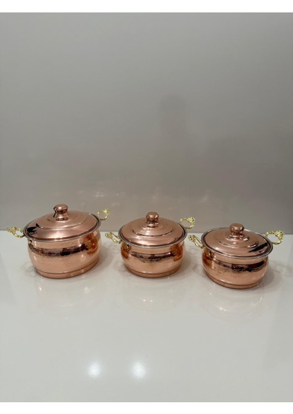 Sebe Home Bakır Mini Güveç Seti Mamalık modelleri