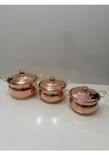 Sebe Home Bakır Mini Güveç Seti Mamalık indirimleri