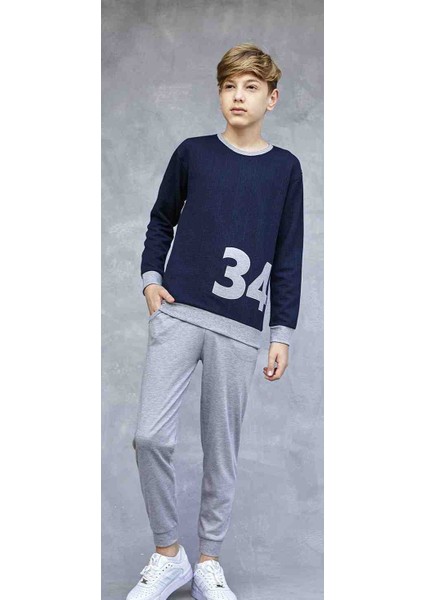 Şirin Giyim Elsima B3166 Erkek Çocuk Pijama Takımi
