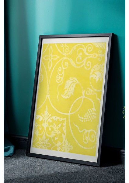 Japandi Serisi Doğal Ahşap Çerçeveli Tablo – Sanatsal Doğa Dokunuşları