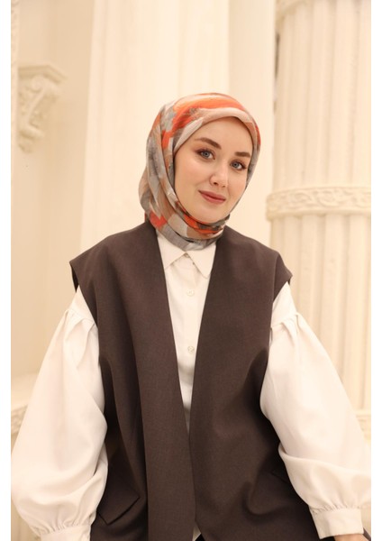 Akrilik Desen Olinda Ipek Eşarp