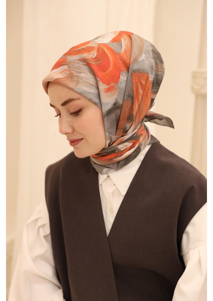 Akrilik Desen Olinda Ipek Eşarp