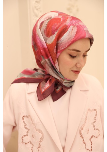 Akrilik Desen Olinda Ipek Eşarp fiyatları