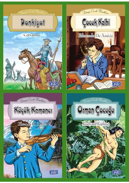 Ortaokul 5.ve 6.sınıflar Için Dünya Çocuk Klasikleri Seti 10 (4 Kitap)