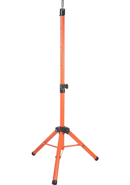 Kuaför Eğitim Mankeni İçin Metal Tripod - Turuncu + Taşıma Çantası