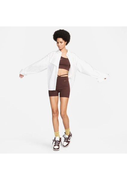 Sportswear Everyday Modern Kadın Kahverengi Şort