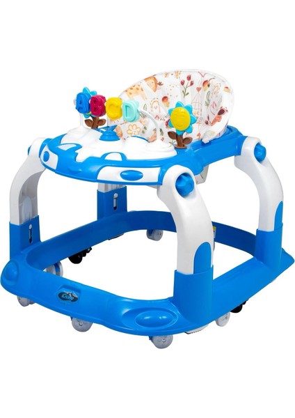 Colorjoy Lüx Robot Model Yürüteç | Oyuncaklı, Eğitici, | Mavi Yürüteç