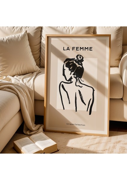 Kadının Gücü – Bohem Tarz Doğal Ahşap Çerçeveli Duvar Tablosu fiyatları