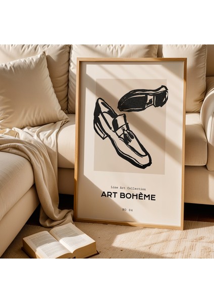 Zamansız Şıklık – Minimalist Tarz Ahşap Çerçeveli Duvar Tablosu fiyatları