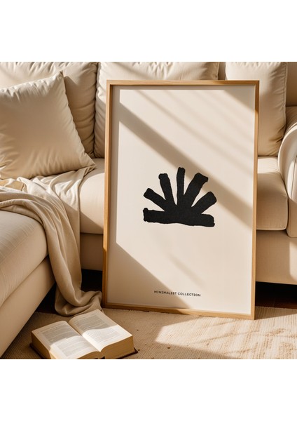 Minimalist Koleksiyon – Doğal Ahşap Çerçeveli Sanat Tablosu fiyatları
