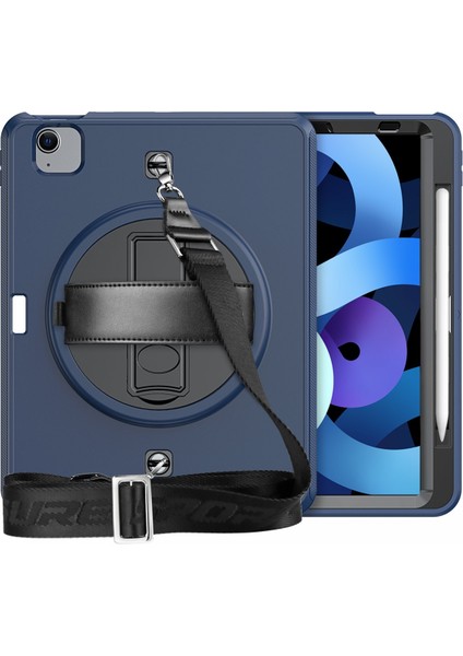 Apple iPad Pro 11 (2020) Kılıf Strap-C Otterbox Tablet Kapak - Lacivert 11