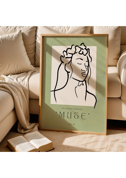 Bohem Tarzı Kadın Figürü Minimalist Sanat Ahşap Çerçeveli Duvar Tablosu fiyatları