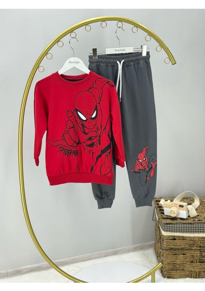 Erkek Çocuk Spıderman Baskılı 2lı Takım