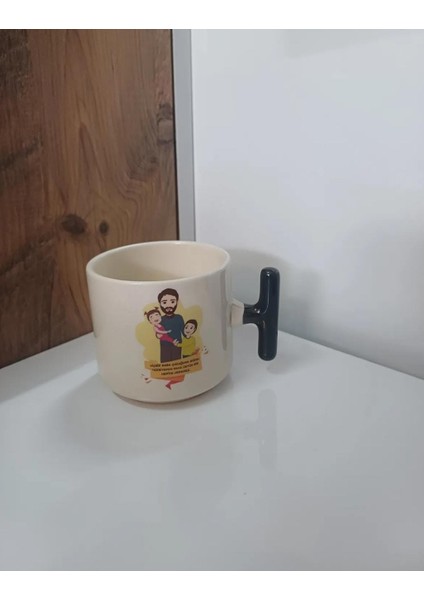 Baba Temalı Kupa Bardak