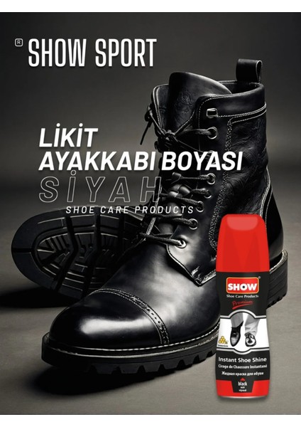 Show Deri,kumaş ve Spor Likit Ayakkabı Boyası 75 Ml.