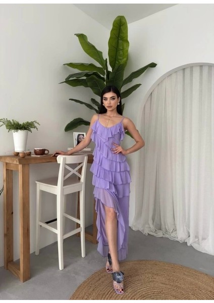 Ples Yırtmaç Detaylı Elbise fırsatları