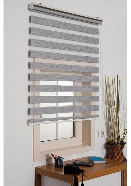 Bambu Polyester 190X200 cm Zebra Stor Perde