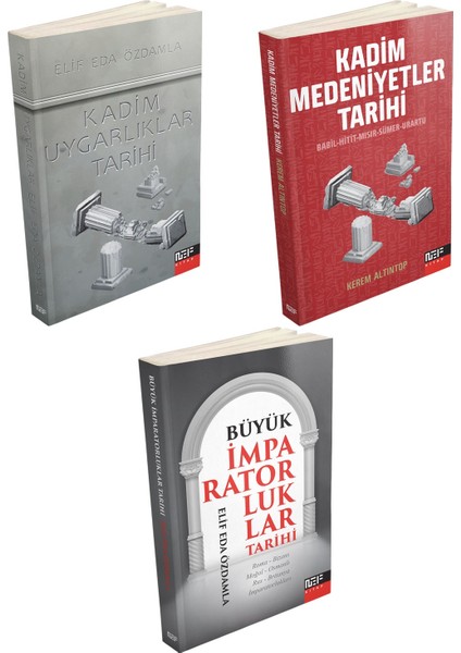Nef Kitap Medeniyet ve Uygarlıklar Seti 3 Kitap