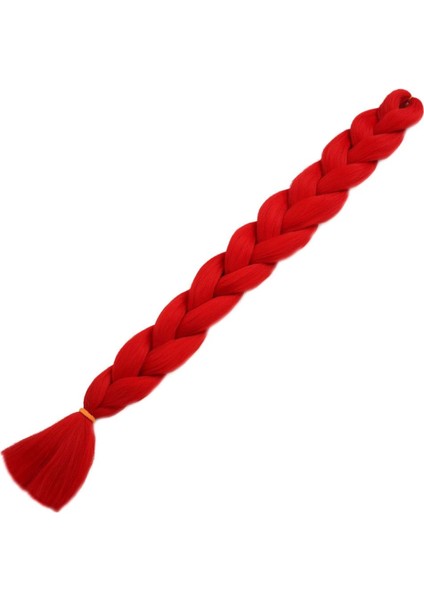 Sentetik Örgülük Saç 100 Gr. - Kırmızı