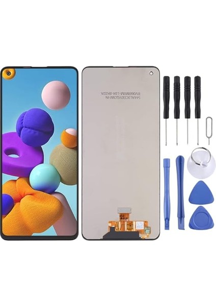 Samsung A21S LCD Ekran A217 LCD Ekran Tamir Seti Sağlam Paketleme