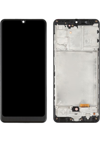 Samsung Galaxy A31 Sm A315 LCD Ekran Siyah Renk Ilanı Çerçeveli OLED +Tamir Seti Aaa Katite